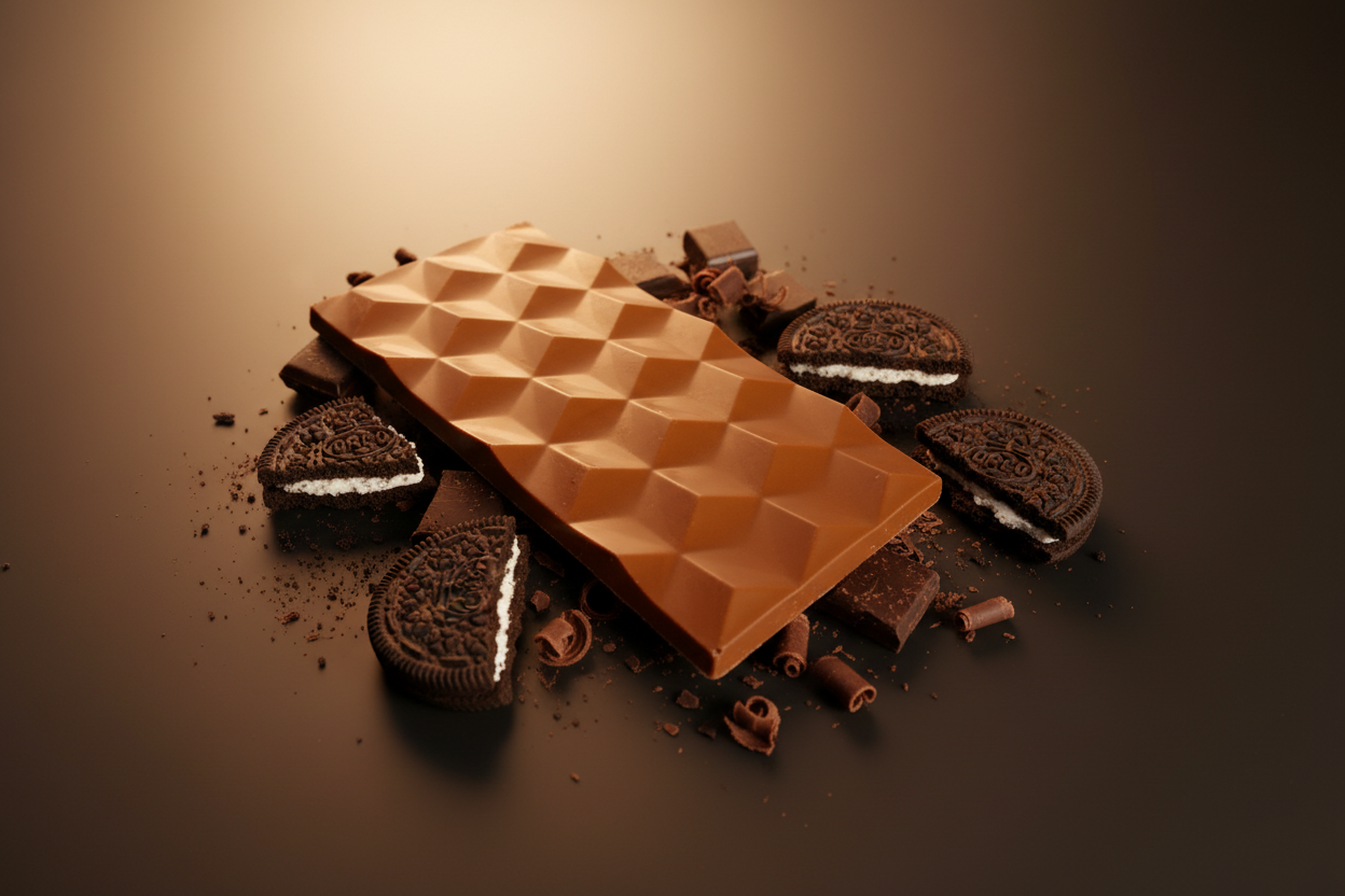 .Large Oreo Chocolate Bar.