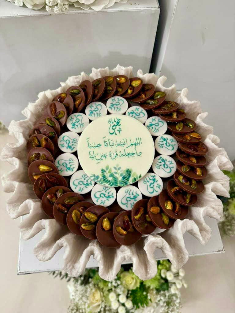 Custom chocolate tray