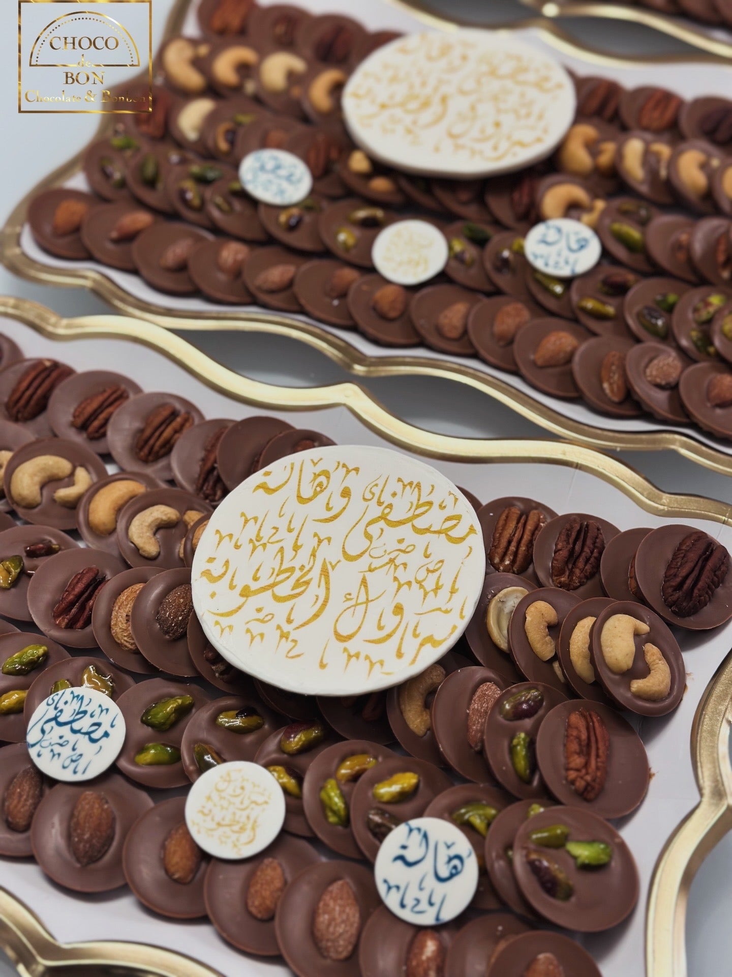 Custom chocolate tray